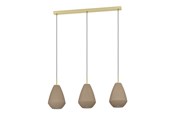 Lampen - EGLO CAPRAROLA LONG TABLE 3L BM/SAND - 900813