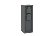 Lampen - EGLO PARK 5 OUTDOOR SÄULE W/2 SCHUKOSTIK IP54 SCHWARZ - 901031