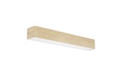 Lampen - EGLO SANIA 6 WALL L620 3200LM IP44 HOLZ FARBE/WEISS/SAT - 901102