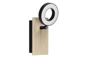 Lampen - EGLO RIELVES SCHEINWERFER HOLZ/SCHWARZ/WEISS FSC - 901202