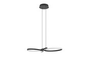 Lampen - EGLO SERPINS ANHÄNGER L660 SCHWARZ/WEISS - 901267