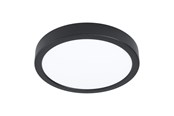 Lampen - EGLO FUEVA 6 PLAFOND Ø210 CCT 11.5W 1550LM IP44 SCHWARZ - 901325