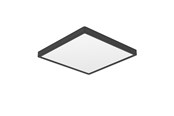 Lampen - EGLO FUEVA 6 PLAFOND 150X150 CCT 7W 1100LM IP44 SCHWARZ - 901328