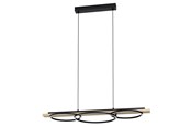 Lampen - EGLO BOYAL LANGER TISCH SCHWARZ/NATUR FSC - 901714