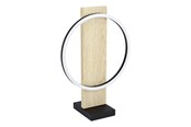 Lampen - EGLO BOYAL TISCH 12W 1700LM SCHWARZ/EICHE FSC - 901718