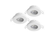 Lampen - EGLO FAVAZZINA EINGEBAUT. KIP Ø88 GU10 3X4.9W 3X400LM IP44 WEISS - 901759