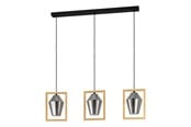 Lampen - EGLO VIGLIONI LONG TABLE 3XE27 L1060 SCHWARZ/SMOKE - 99702