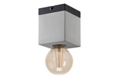 Lampen - EGLO PRESTWICK 3 DECKENLEUCHTE E27 BETON/SCHWARZ - 43595