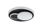 Lampen - EGLO LEPRESO DECKENLEUCHTE 2300LM Ø380 SCHWARZ/WEISS - 75665