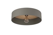 Lampen - EGLO DUAIA DECKENLEUCHTE UMBRAGRAU/OPTIK NATUR/BM FSC - 901745
