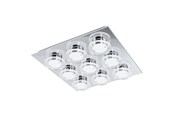 Lampen - EGLO CISTERNO DECKE 9X4,5W CHROM/ACRYL - 94487