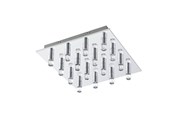Lampen - EGLO TEOCELO DECKENLEUCHTE 16L 2080LM 370X370 CHROM - 95363