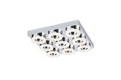 Lampen - EGLO FRADELO DECKENLEUCHTE 9X400LM RUND CHROM - 95665