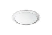 Lampen - EGLO COMPETA 1 DECKENLEUCHTE 2500LM Ø450 WEISS/SILBER - 95678
