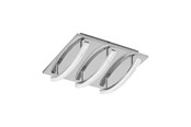 Lampen - EGLO PERTINI DECKENLEUCHTE 1500LM 300X300 CHROM - 96094