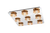 Lampen - EGLO TORANO DECKENLEUCHTE 9X510LM DIMMPB. CHROM/GOLD - 97525