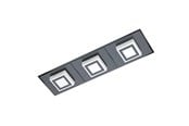 Lampen - EGLO MASIANO 1 WAND/DECKE 3L SCHWARZ/SATINIERT - 99363