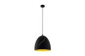 Lampen - EGLO HUNNINGHAM ANHÄNGER Ø405 SCHWARZ/GOLD - 43067