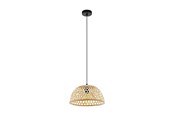 Lampen - EGLO CLAVERDON PENDELLEUCHTE E27 Ø370 BAMBUS - 43253