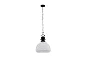 Lampen - EGLO COMBWICH 1 PENDELLEUCHTE E27 Ø380 SCHWARZ/OPAL - 43302