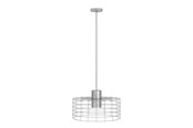 Lampen - EGLO MILLIGAN PENDELLEUCHTE E27 Ø480 ZINK - 43651
