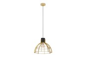 Lampen - EGLO STILLINGTON ANHÄNGER E27 SCHWARZ/GOLD - 43767