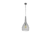 Lampen - EGLO COLTEN ANHÄNGER E27 SILBER - 49128