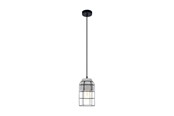 Lampen - EGLO CONSETT PENDELLEUCHTE Ø140 BETON/SCHWARZ - 49783