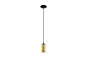 Lampen - EGLO ANDALOS ANHÄNGER E27 GOLD/KLAR - 79459