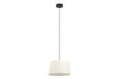 Lampen - EGLO FEBRES PENDELLEUCHTE E27 SCHWARZ/WEISS - 901262