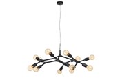 Lampen - EGLO BOCADELLA PENDELLEUCHTE 12L SCHWARZ - 98347
