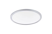 Lampen - EGLO CAMPASPERO 2 PLAFOND Ø420 CCT 22.5W 2500LM SILBER/WEISS - 75798
