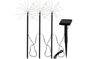 Lampen - EGLO SOLARZELLEN-KIT BETTSTÄNDER 3L STERN 800MA WARMWEISS SCHWARZ - 48884