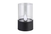 Lampen - EGLO SOLARZELLENVASE H140 SCHWARZ/KLAR - 48894