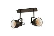 Lampen - EGLO MITCHLEY SPOT 2XE27 L470 SCHWARZ - 43386