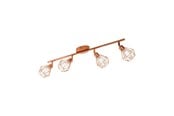 Lampen - EGLO ZAPATA SPOT 4L KUPFER - 95548