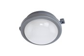 Lampen - EGLO PESCOLLA OUTDOOR WAND/DECKE RUND 560LM 4000K IP65 GRAU/WEISS - 75462