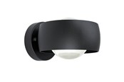 Lampen - EGLO TREVIOLO 1 AUSSENWAND 2X2.2W 2X230LM IP44 SCHWARZ - 98706