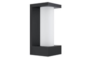 Lampen - EGLO CIVIDINO AUSSENWAND 6W 360LM IP44 SCHWARZ/SATINIERT - 98744