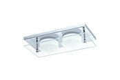 Lampen - EGLO ABIOLA WAND/DECKE 2X450LM 115X220 CHROM - 75327
