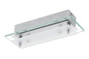 Lampen - EGLO FRES 2 WALL 2L 250X85 SATIN/KLAR - 93885