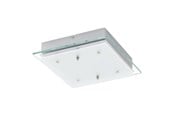 Lampen - EGLO FRES 2 WALL 4L 290X290 SATIN/KLAR - 93888