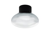 Lampen - EGLO BELATEGI WAND/DECKE E27 Ø240 SCHWARZ/SMOKE - 99112