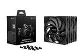Gehäuselüfter - be quiet! PURE WINGS 3 HS 140 (3-pack) - Gehäuselüfter - 140mm - Schwarz - 30 dBA - BL138