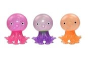 Kleine Mitbringsel für Kinder - Pocket Money Octopus Glitter Squeeze Ball With Suc - assorted - 621579