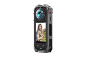 Actionkamera Zubehör - Puluz Metal Protective Case with Lens Cover for Insta360 X5 - PU748H