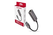 Netzwerkadapter (Netzkarte, Druckserver, u.s.w.) - AXAGON Gigabit Ethernet Superspeed USB-A 3.2 Gen 1 External Network Adapter - ADE-TR