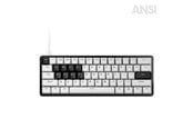Tastaturen - Pulsar PCMK 3 HE 60 (ANSI) - Gaming Tastaturen - ohne Numpad - Englisch (US) - Weiss - PCMK3HE601W