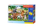 Puzzle - Castorland Gårdens dyr +6år 100 luksusbrikker - B-111138