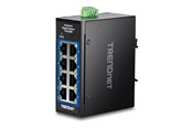 Switches - TRENDnet TI-GLC80 - Version V1.xR - switch - industrial mini - 8 ports - TAA Compliant - TI-GLC80
